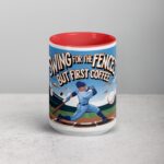 Swing for the Fences, But First Coffee Baseball Mug - Image 10