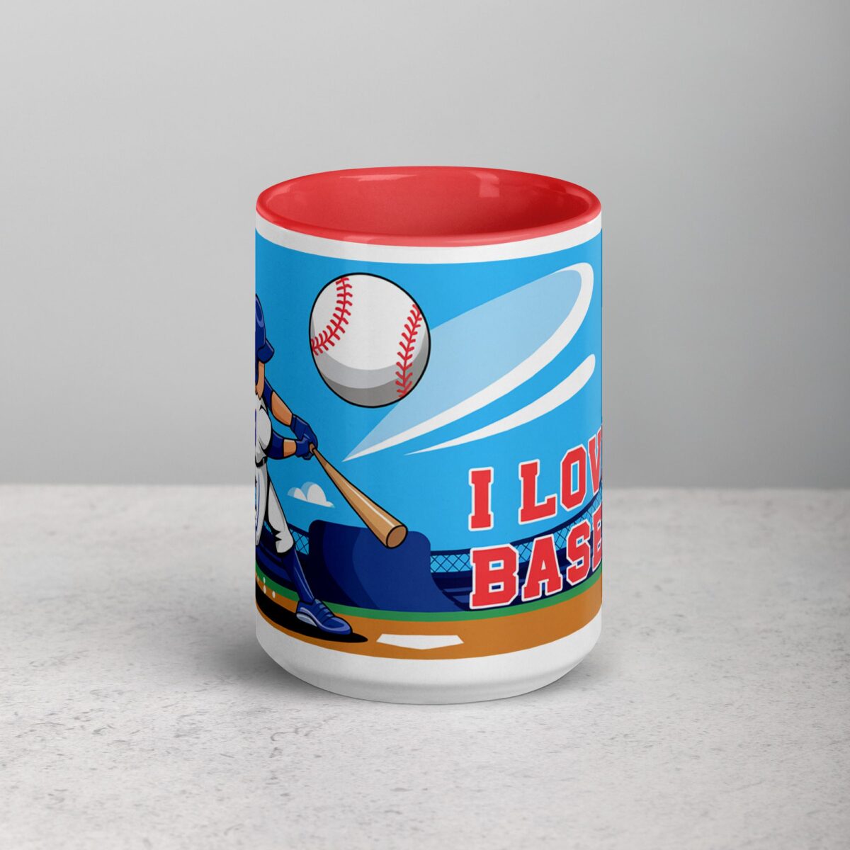 I Love Baseball Fun Coffee Mug & Tea Cup - Image 10