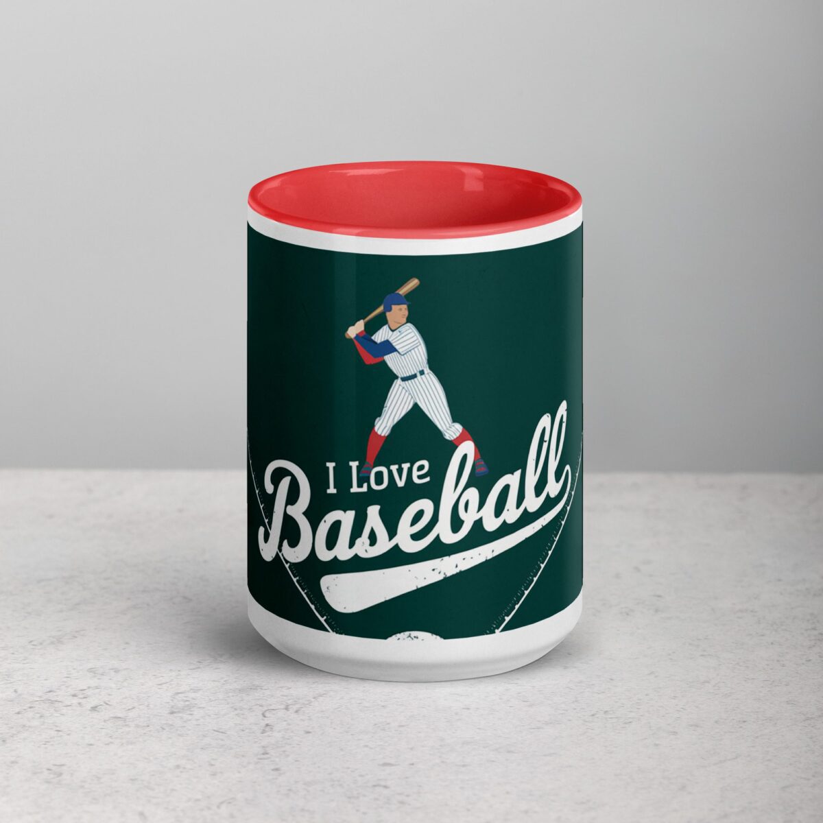 I Love Baseball Elegant Coffee Mug & Tea Cup - Image 10