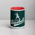 I Love Baseball Elegant Coffee Mug & Tea Cup - Image 10