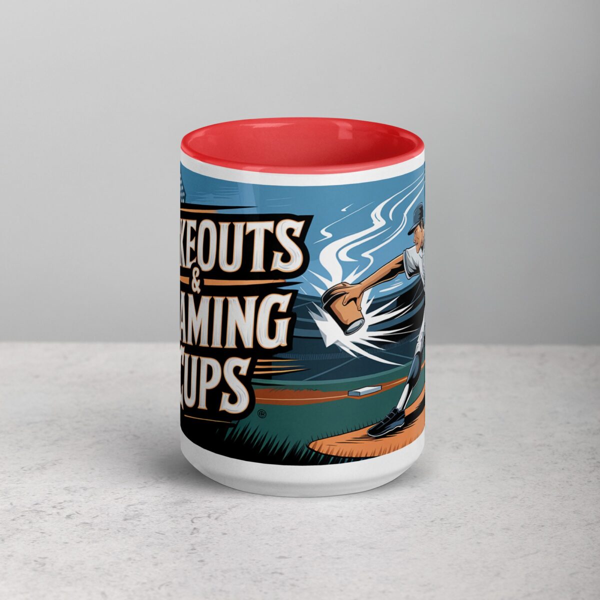 Strikeouts & Steaming Cups Coffee Mug & Tea Cup - Image 10