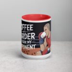 Coffee Hits Harder Than My Opponent Boxing Mug - Image 10