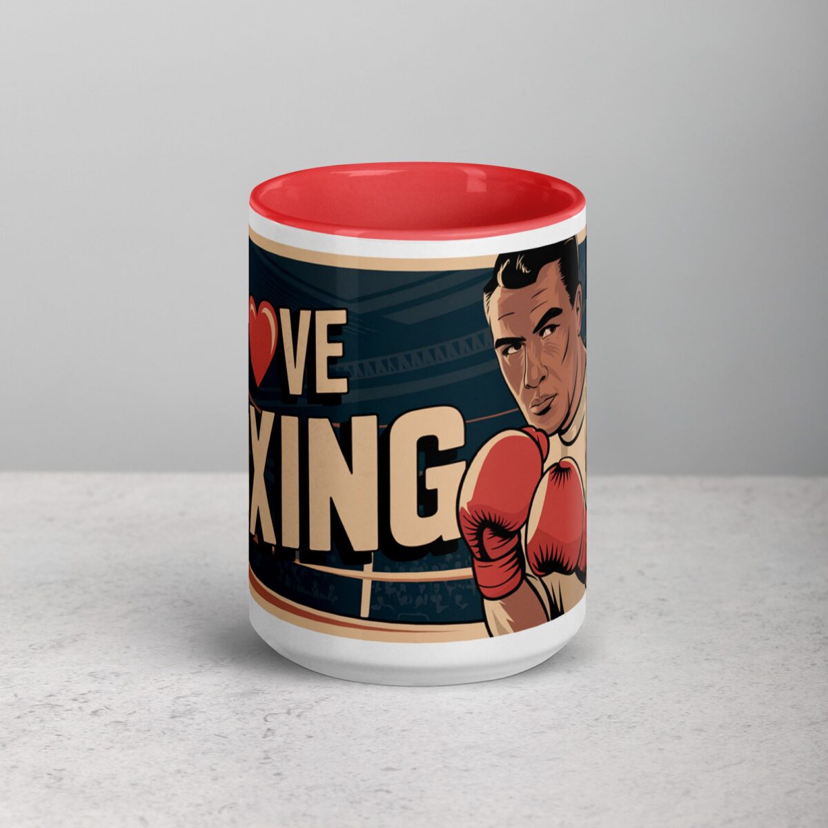 I Love Boxing Retro Coffee Mug & Tea Cup - Image 10