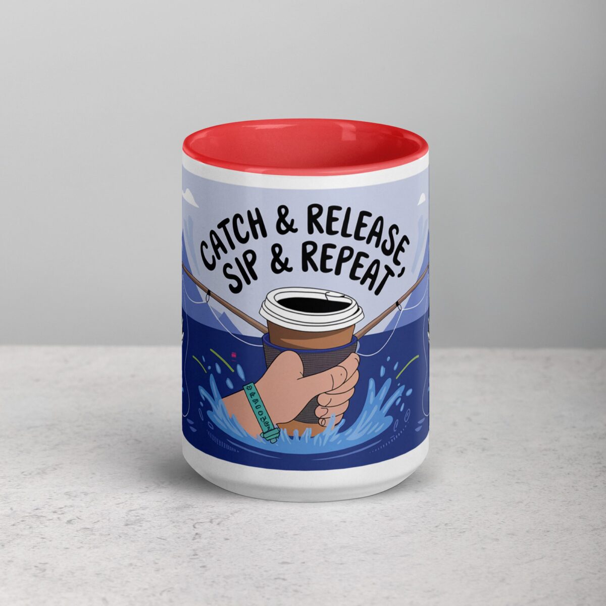 Catch & Release, Sip & Repeat Fishing Mug - Image 10