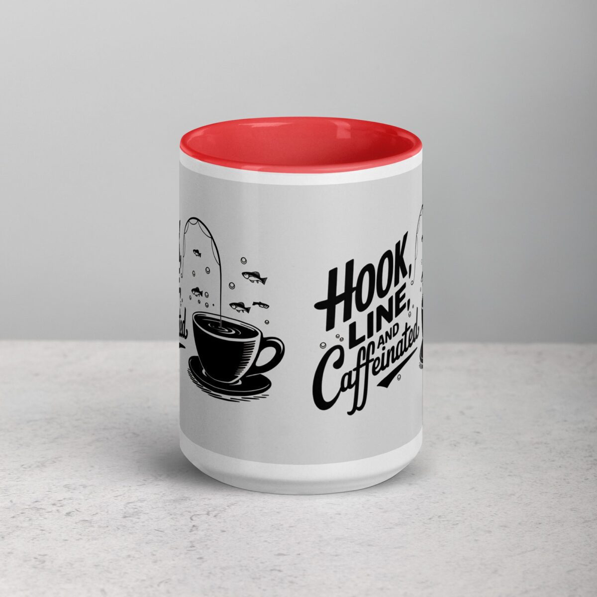 Hook, Line, and Caffeinated Fishing Mug - Image 10