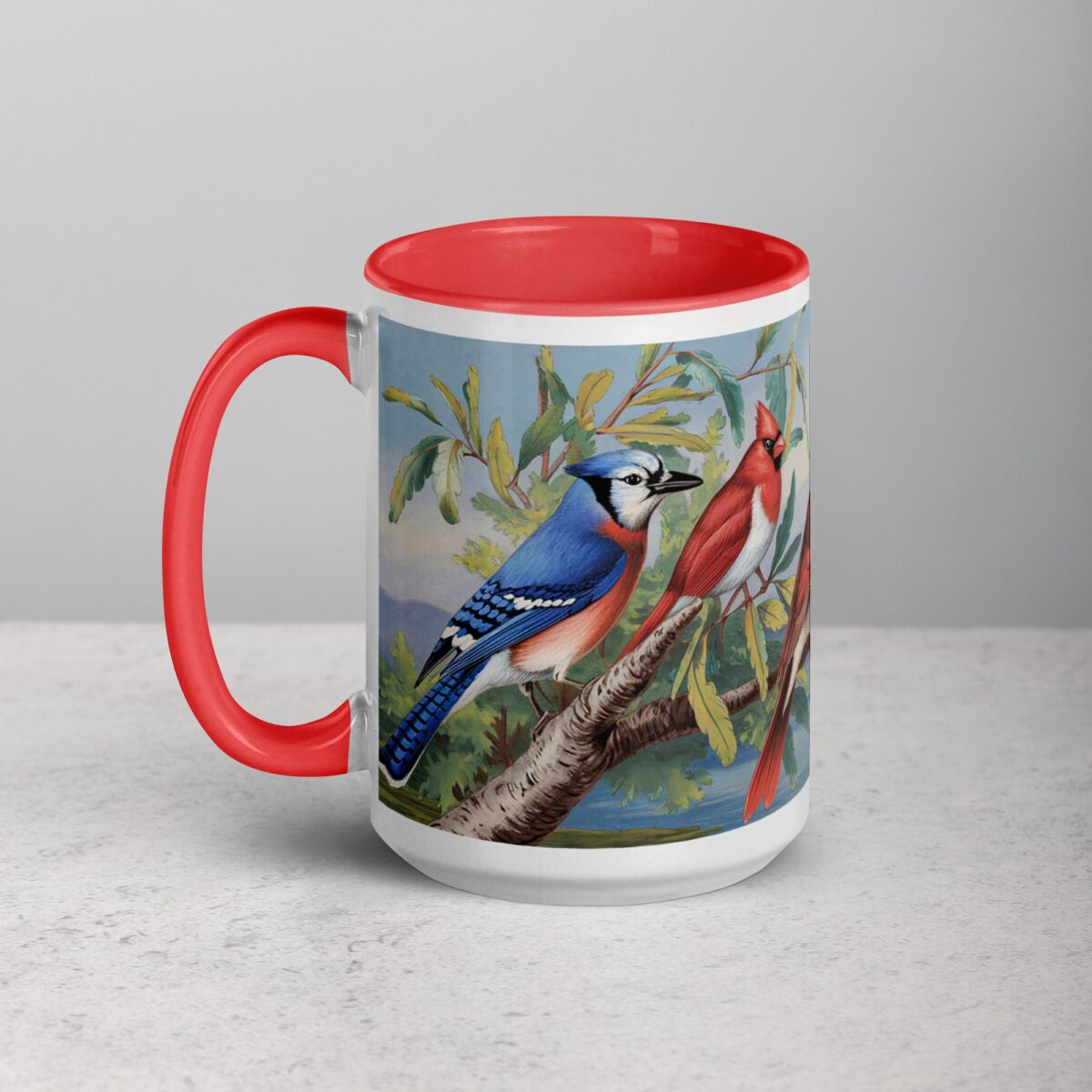 Bird on a Branch Coffee Mug & Tea Cup - Image 11
