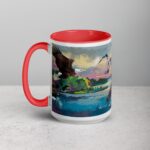 Flying Birds Graffiti Style Coffee Mugs & Tea Cup - Image 11