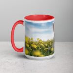 Bunny with Flowers Coffee Mug & Tea Cup - Image 11