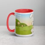 Bunny Rabbit Eating Carrot Coffee Mug & Tea Cup - Image 11