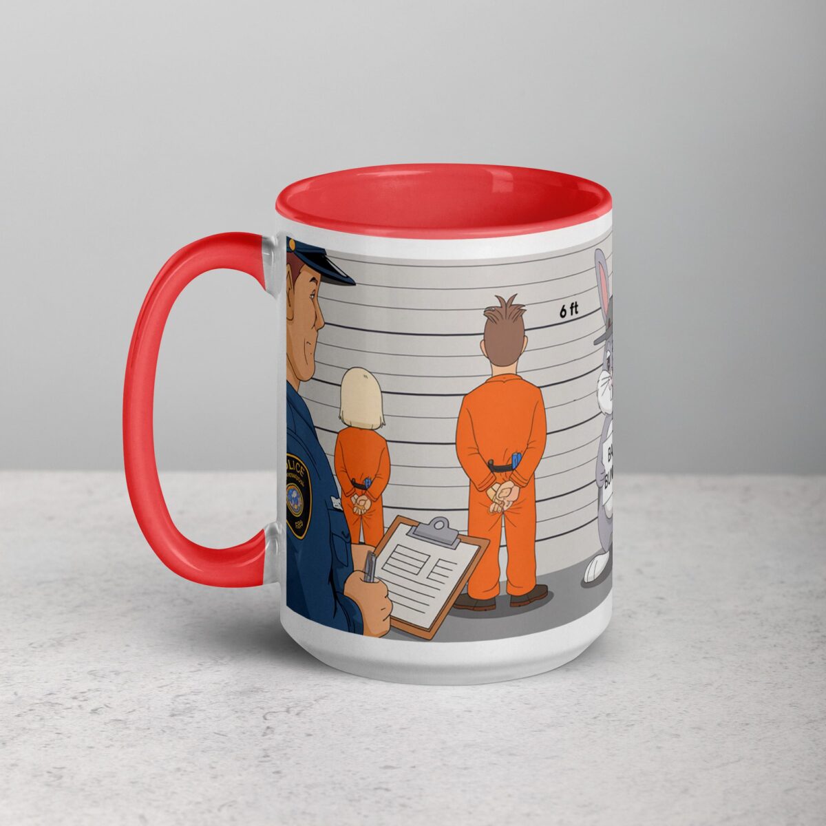 Bad Bunny Police Line  Coffee Mug & Tea Cup - Image 11