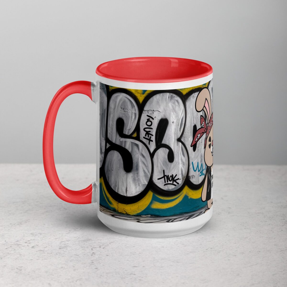 Thug Life Gangster Bunny Rabbit Coffee Mug & Tea Cup - Image 11