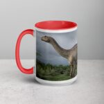 T-Rex Dinosaur in Wild Coffee Mug & Tea Cup - Image 11