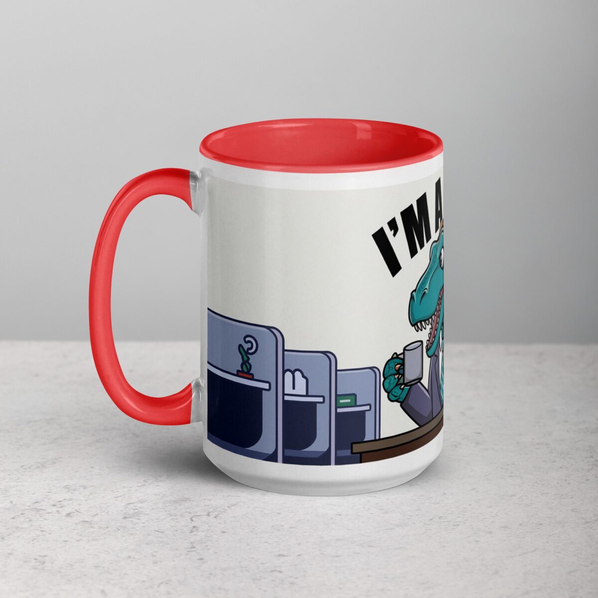 I'm a Boss Dinosaur Coffee Mug & Tea Cup - Image 11