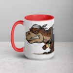 Thug Life Gangster Dinosaur Coffee Mug & Tea Cup - Image 11