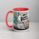 Cat I am a Boss Coffee Mug & Tea Cup - Image 11