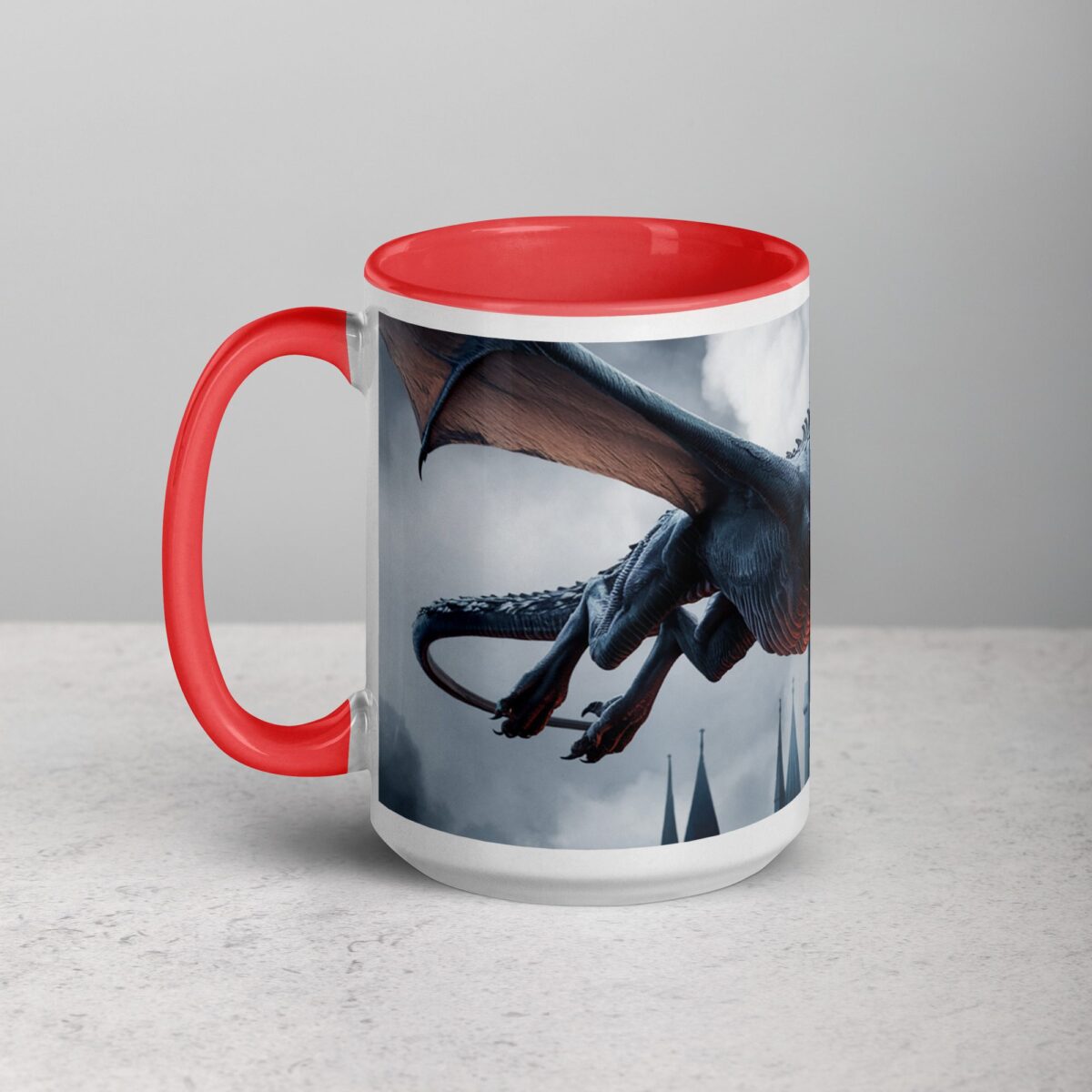 Flying Dragon Fire Coffee Mug & Tea Cup - Image 11