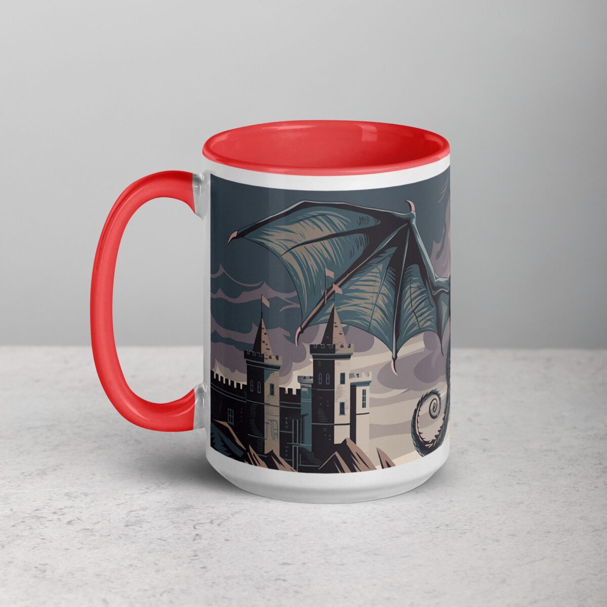 Flying Dragon Artwork Coffee Mug & Tea Cup - Image 11