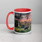 Elephant Jungle Sunset Coffee Mug & Tea Cup - Image 11