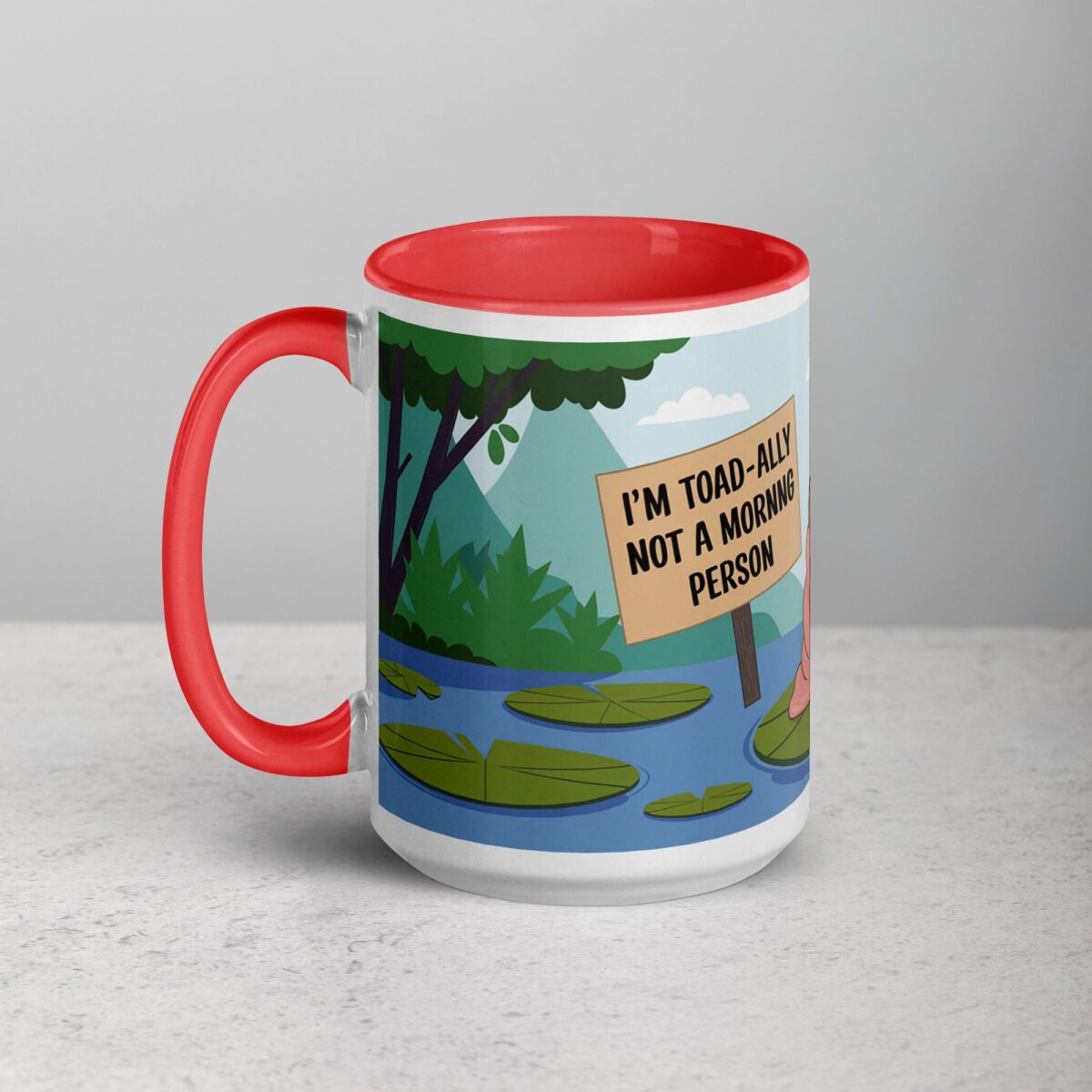 I’m Toad-ally Not a Morning Person Coffee Mug & Tea Cup - Image 11
