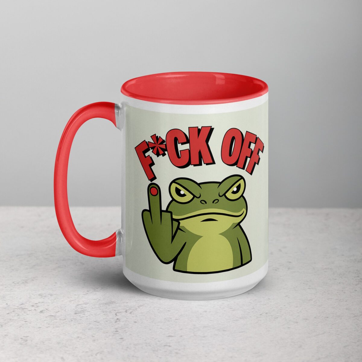 Middle Finger Frog Coffee Mug & Tea Cup - Image 11