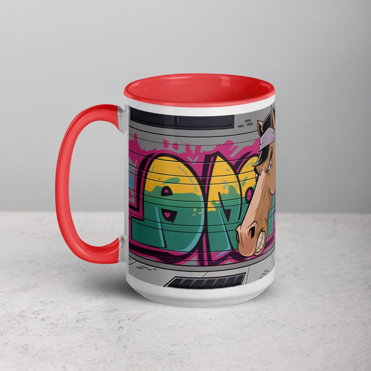 Thug Life Gangster Horse Coffee Mug & Tea Cup - Image 11