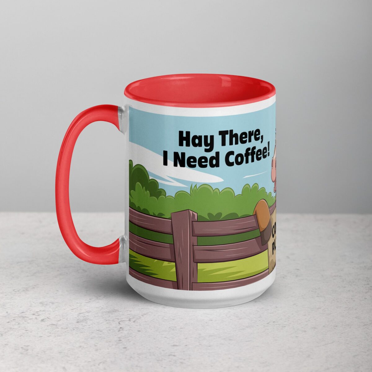 Hay There I Need a Coffee Horse Mug - Image 11