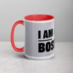 I am a Boss Goat Coffee Mug & Tea Cup - Image 11