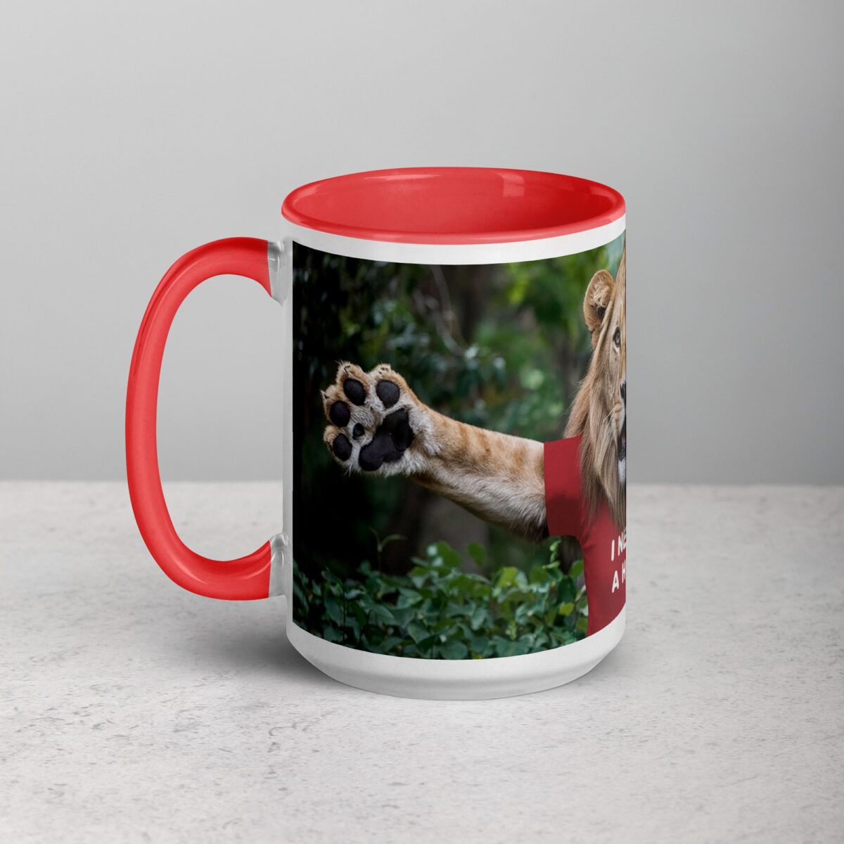 I Need a Hug Lion Coffee Mug & Tea Cup - Image 11