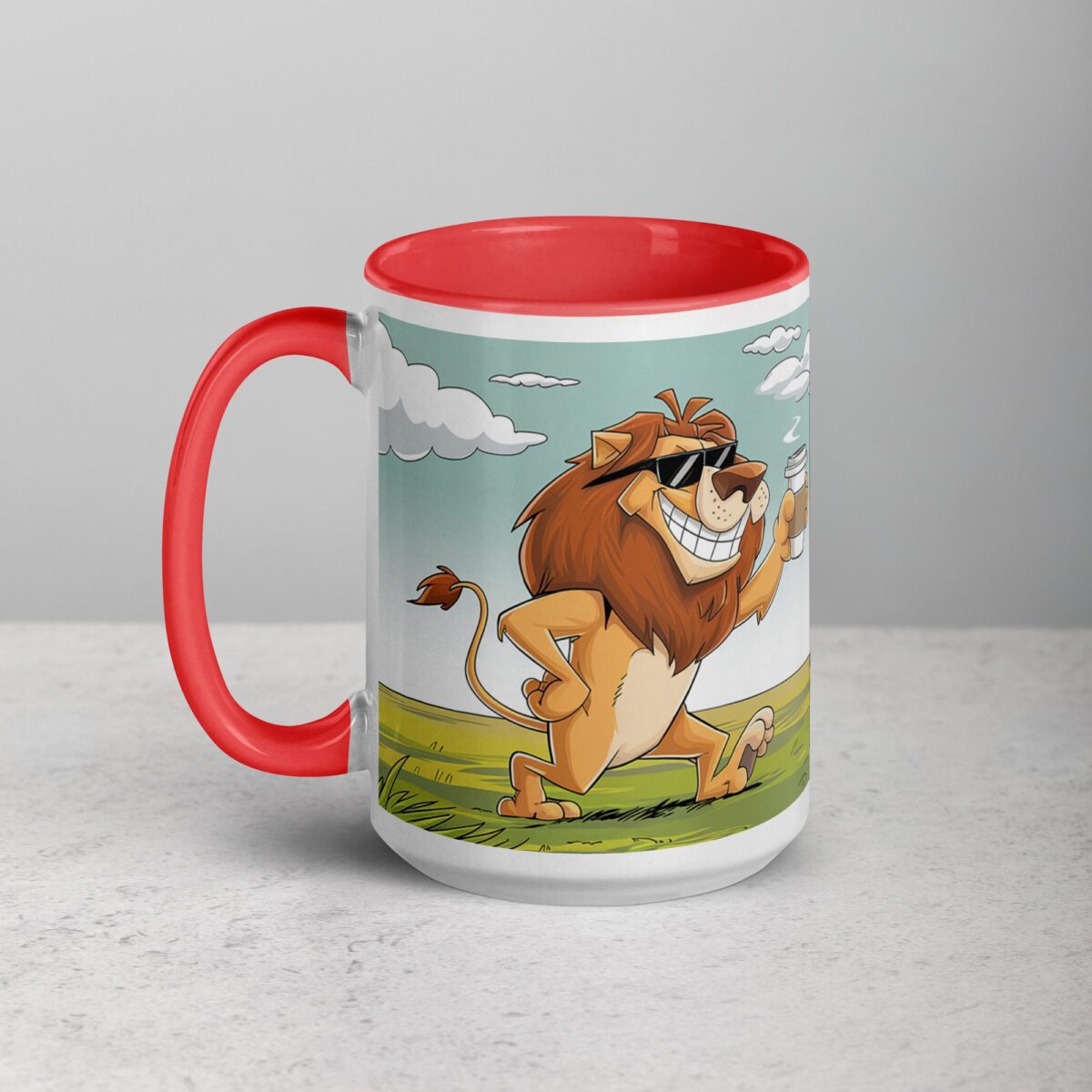 Feline Roarsome Lion Coffee Mug - Image 12