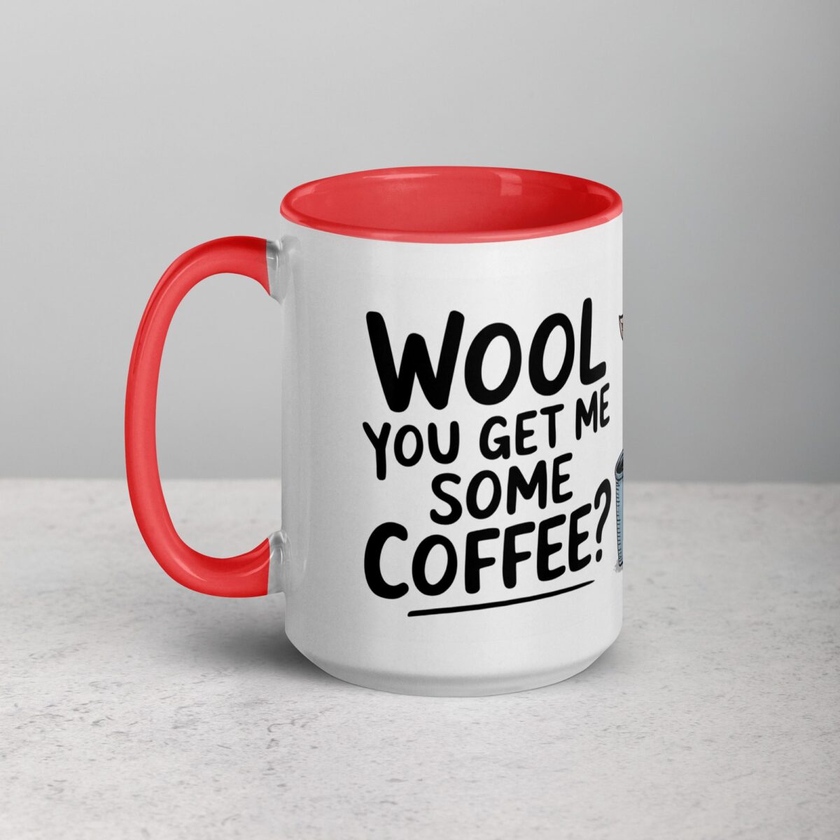 Wool You Get Me Some Coffee? Sheep Mug - Image 11