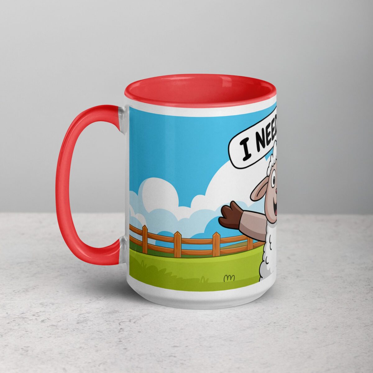 I Need a Hug Sheep Coffee Mug & Tea Cup - Image 11