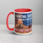 Counting Sheep? No, Counting Coffee Cups Mug - Image 11