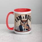 I am a Boss Owl Coffee Mug & Tea Cup - Image 11
