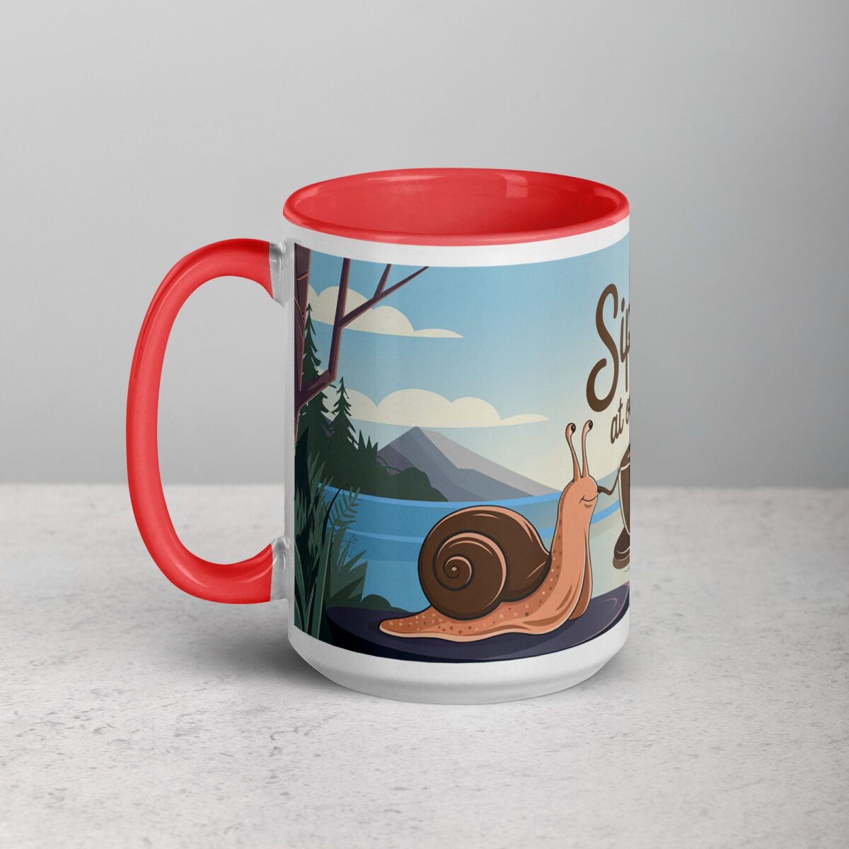 Sippin’ at My Own Pace Snail Coffee Mug - Image 11