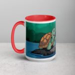 Caffeine Makes Me Come Out of My Shell Turtle Mug - Image 11