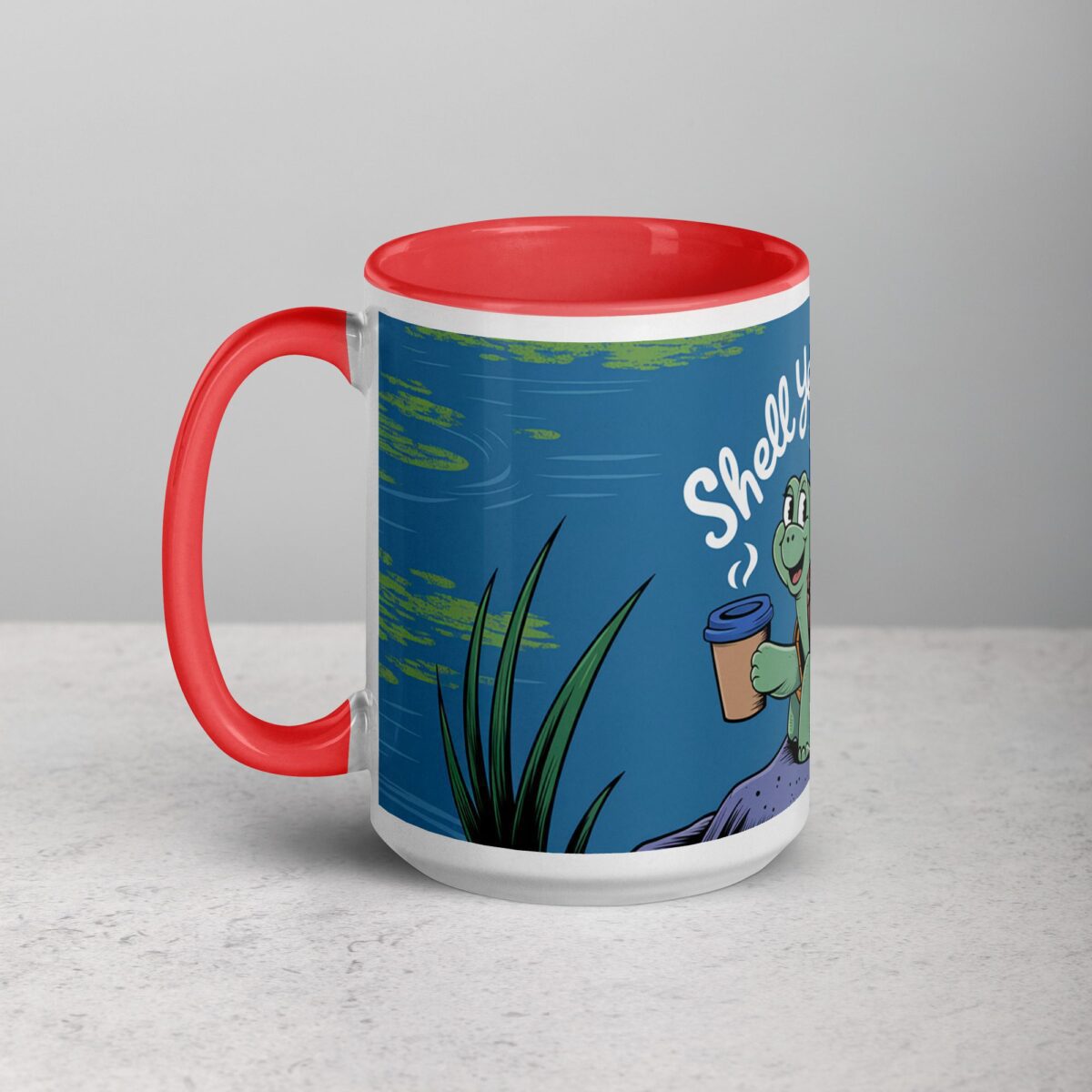 Shell Yeah, I Need Coffee! Turtle Mug - Image 11