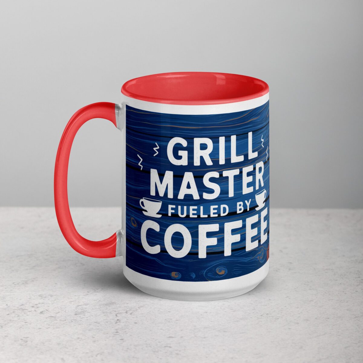 Grill Master Fueled by Coffee Dad Coffee Mug - Image 11