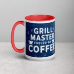 Grill Master Fueled by Coffee Dad Coffee Mug - Image 11