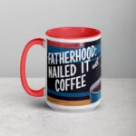 Fatherhood: Nailed It (With Coffee) Dad Mug - Image 11