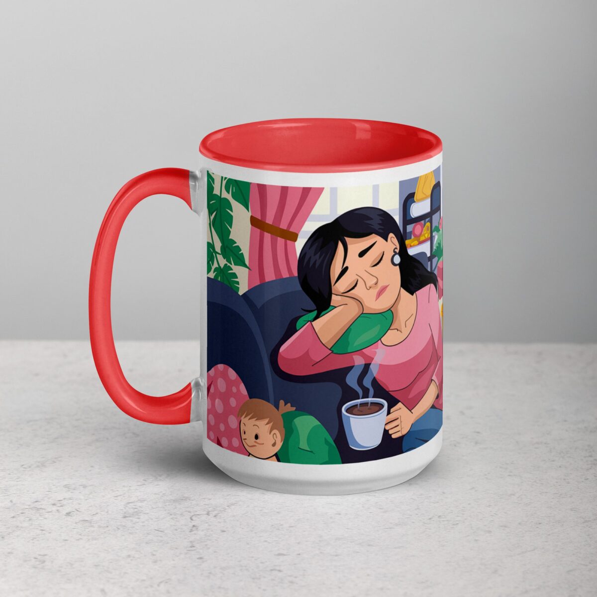 Behind Every Great Kid is a Mom Who Needs Coffee Mug - Image 11