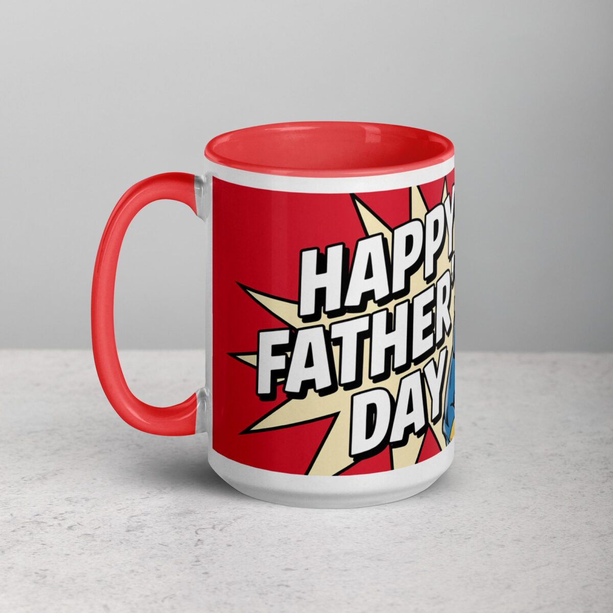 Happy Fathers Day Superhero Coffee Mug - Image 11