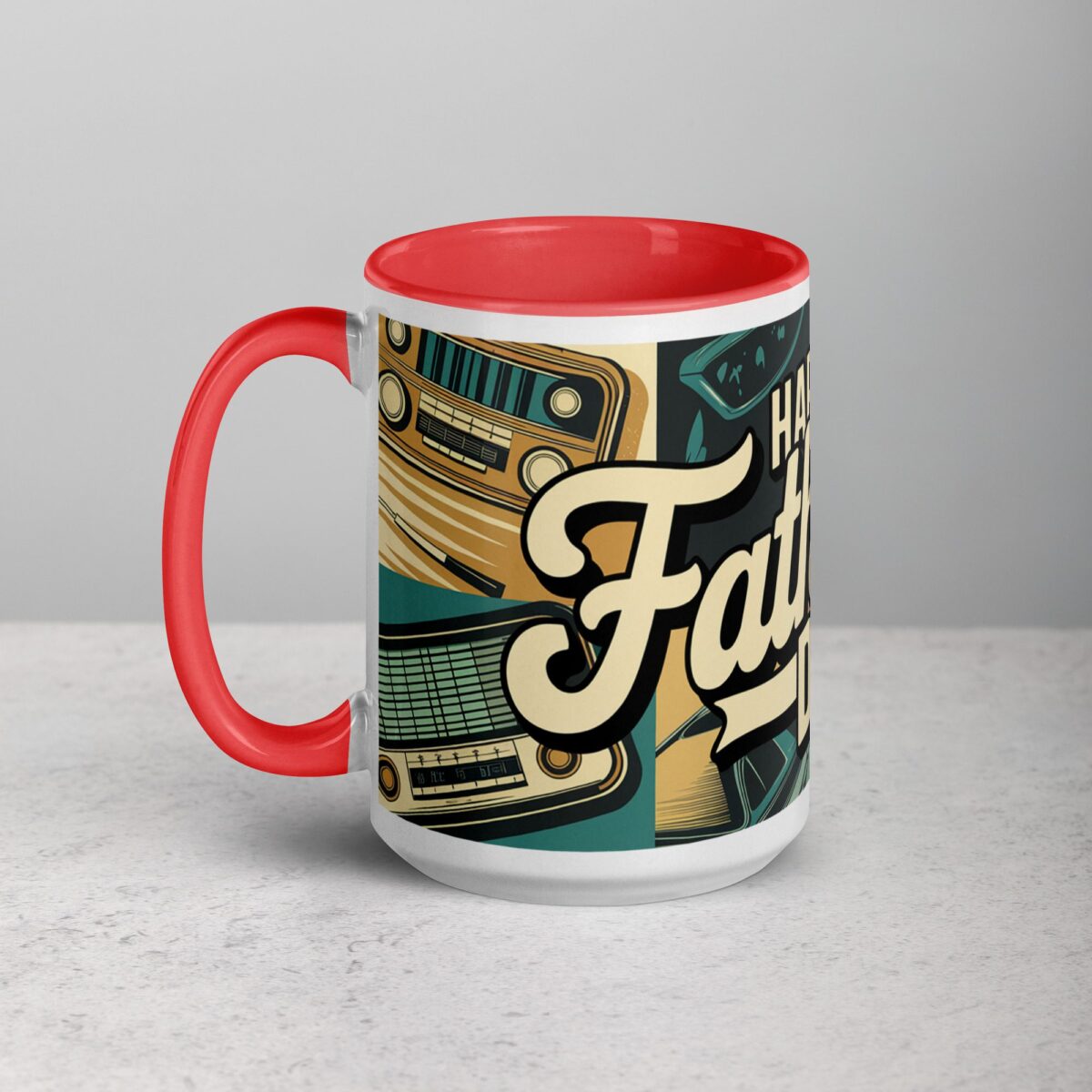 Happy Fathers Day Retro Coffee Mug - Image 11