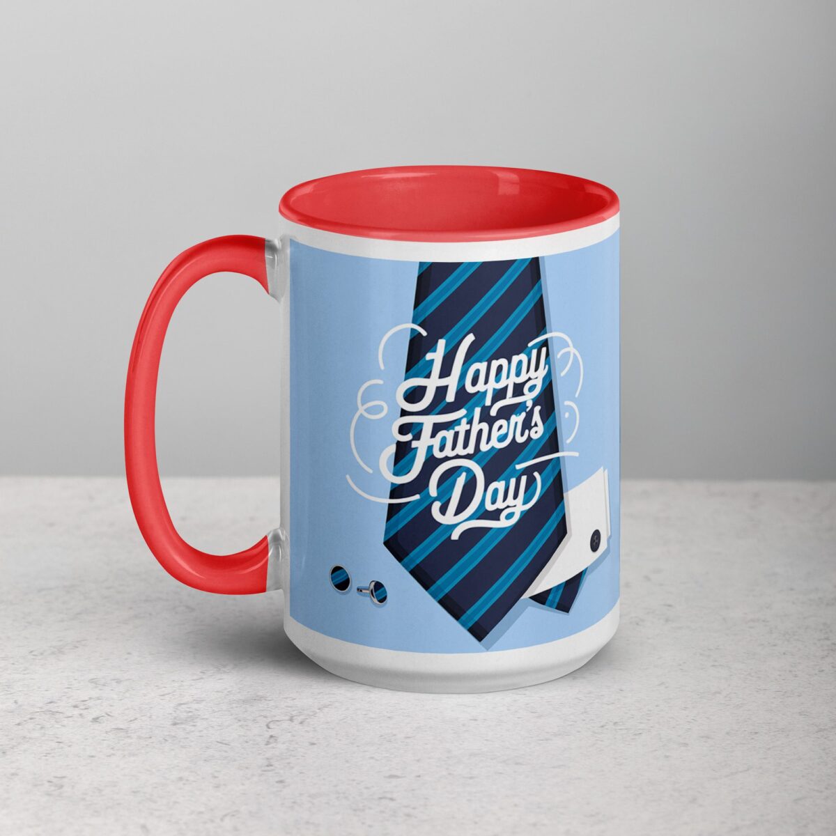 Happy Fathers Day Tie & Cufflinks Coffee Mug - Image 11