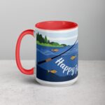 Happy Fathers Day Fishing Coffee Mug - Image 11