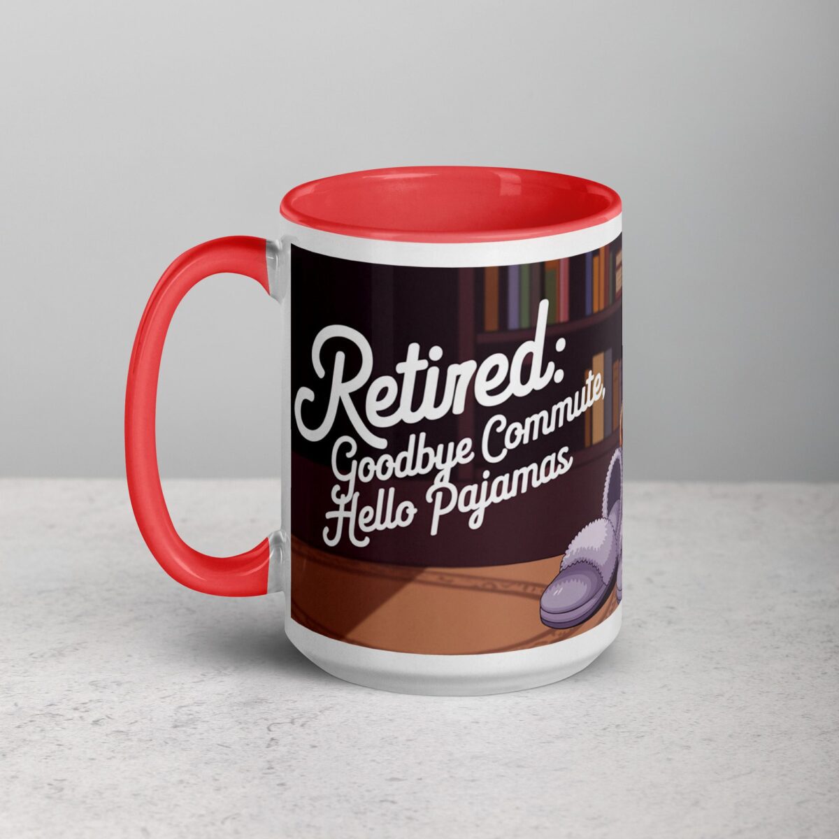 Retired: Goodbye Commute, Hello Pajamas Retirement Mug - Image 11
