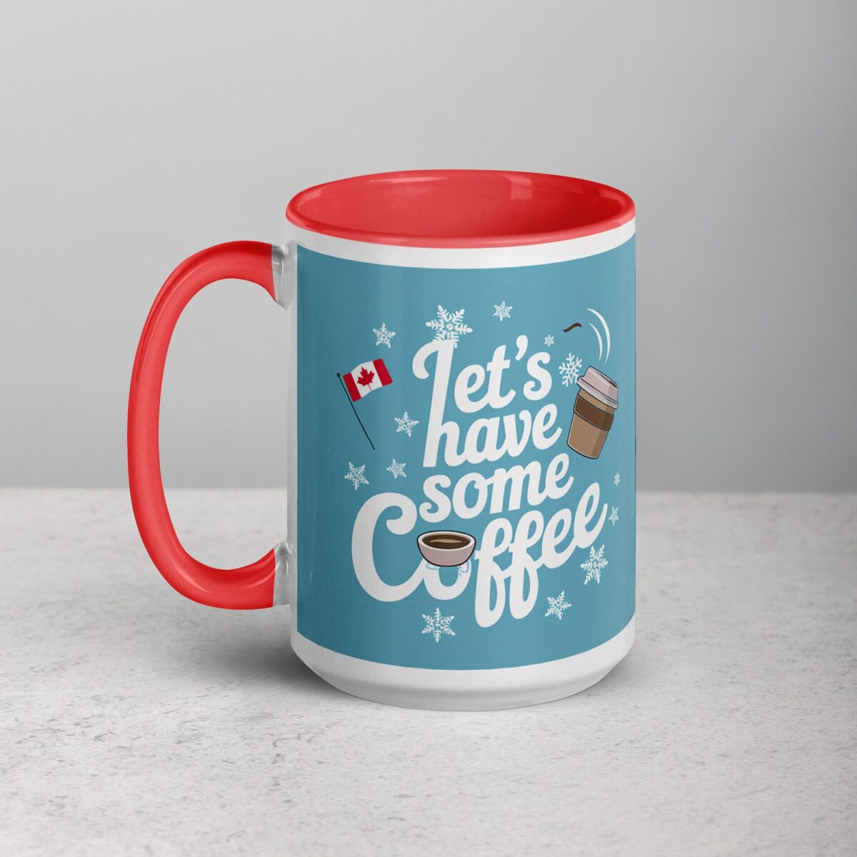 Let's Have Some Coffee Canada Day Mug - Image 11