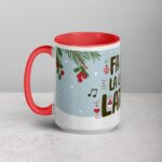Fa La La La Latte! Coffee Christmas Mug - Image 11