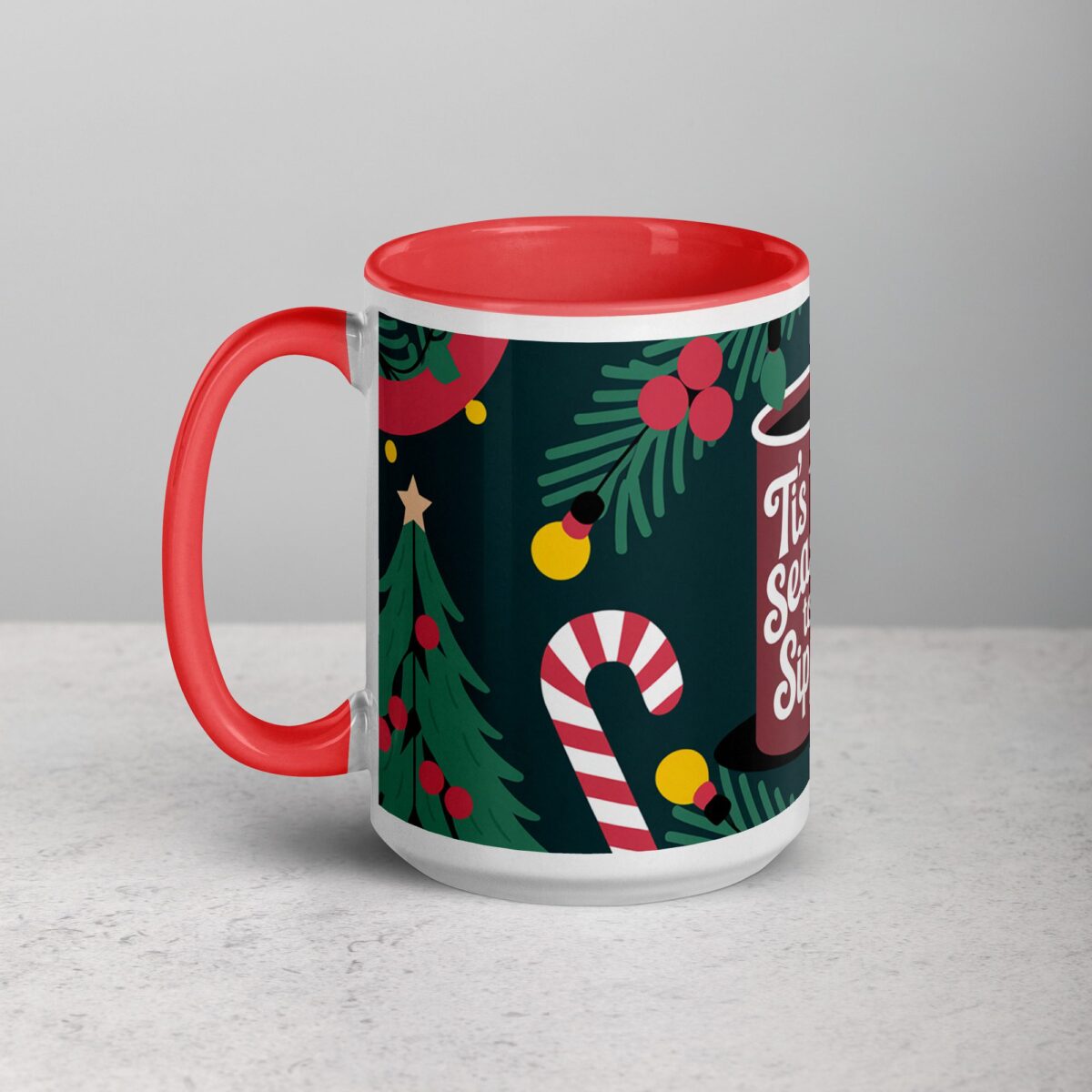 Tis the Season to Be Sippin Christmas Mug - Image 11