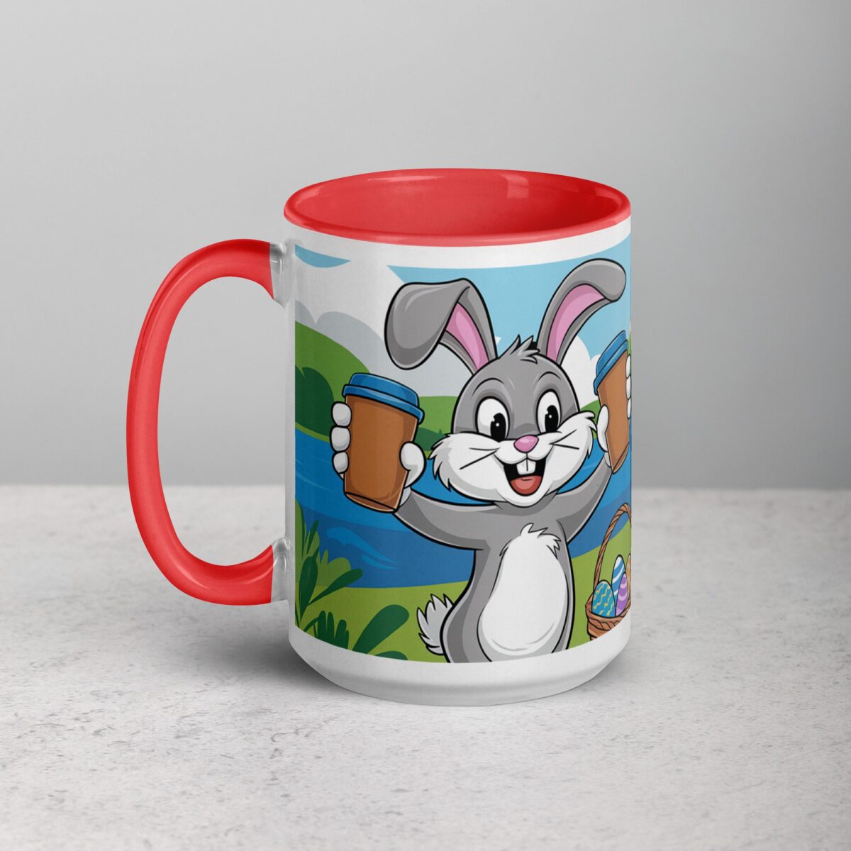 Egg-stra Caffeine for This Bunny Easter Coffee Mug - Image 11