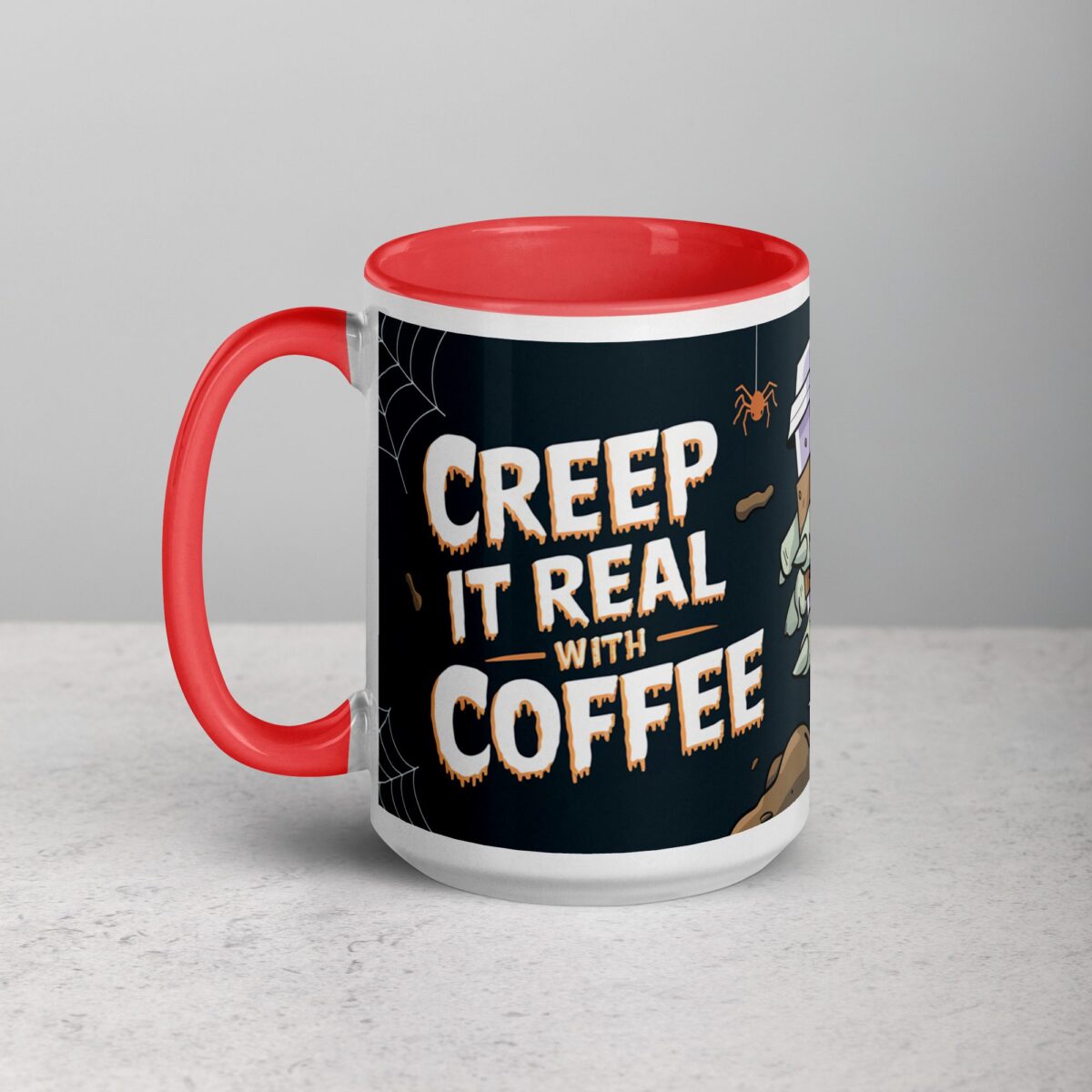 Creep It Real With Coffee Halloween Mug - Image 11
